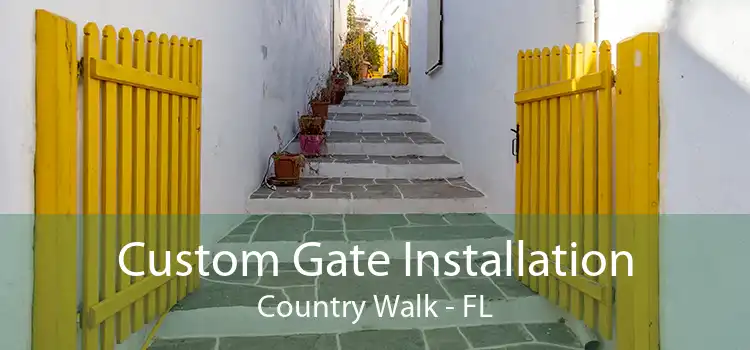 Custom Gate Installation Country Walk - FL