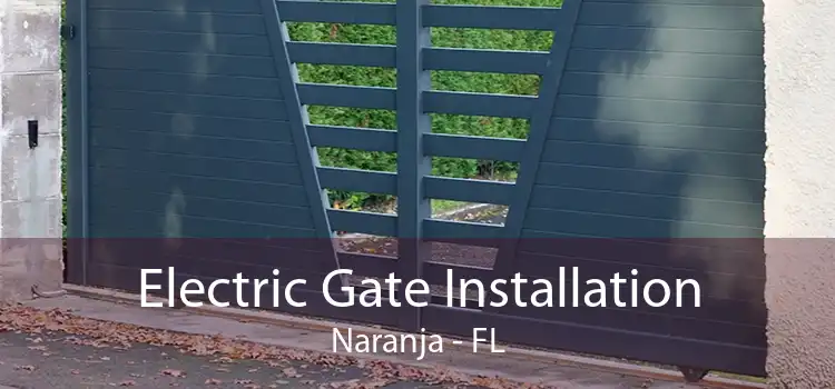 Electric Gate Installation Naranja - FL