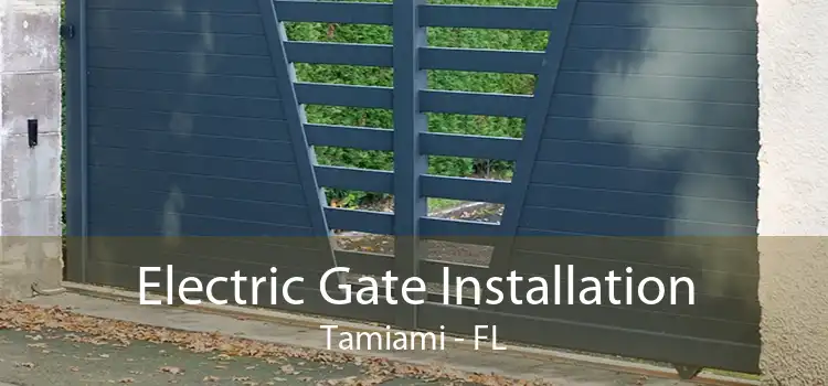 Electric Gate Installation Tamiami - FL