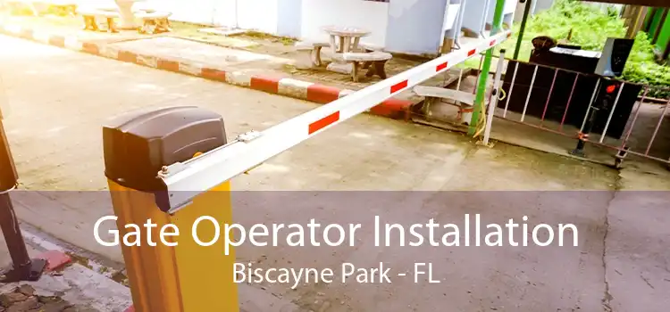 Gate Operator Installation Biscayne Park - FL