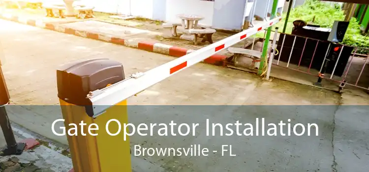 Gate Operator Installation Brownsville - FL