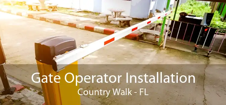 Gate Operator Installation Country Walk - FL